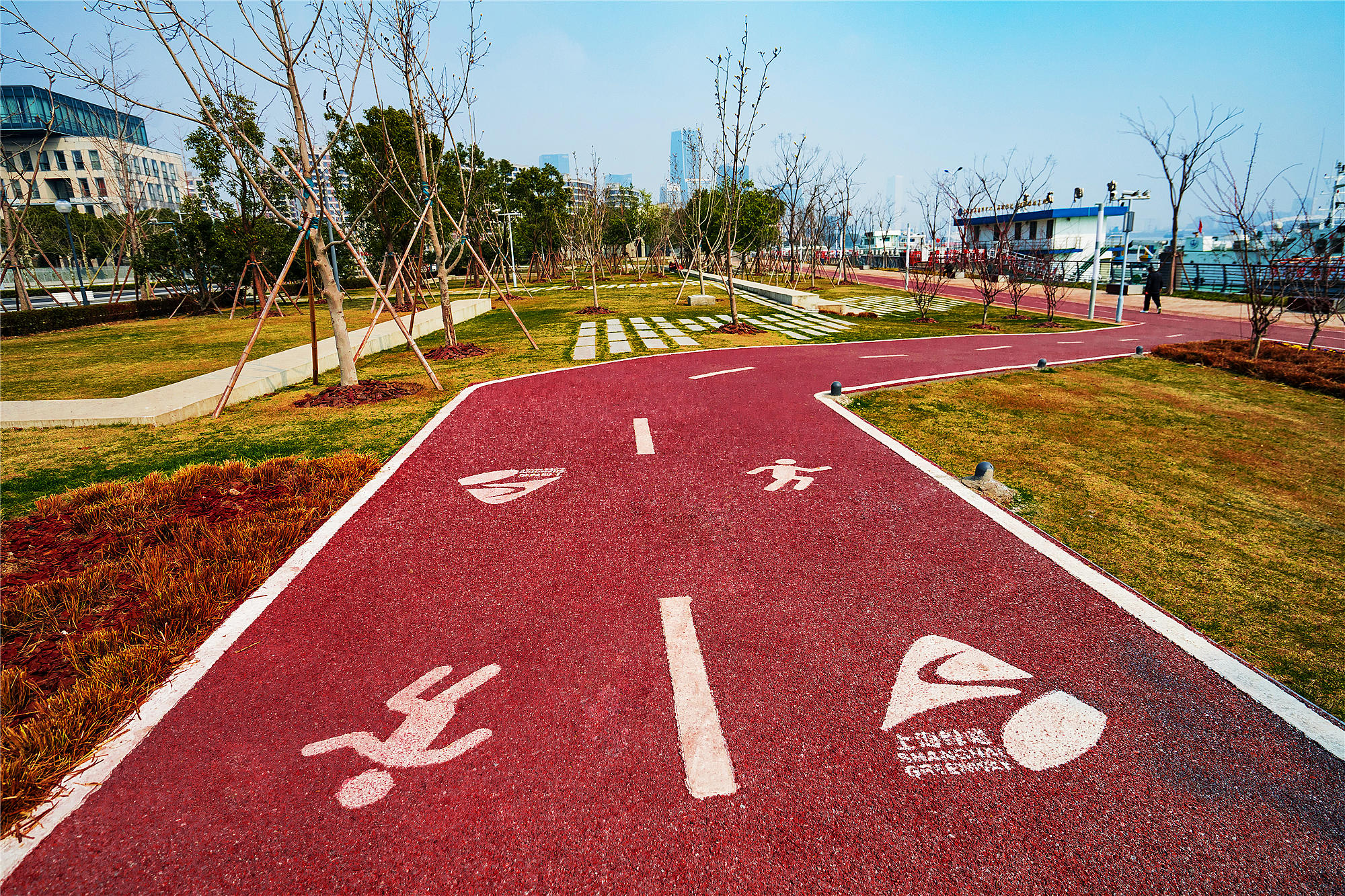 上海市黄浦江畔10公里健身跑道